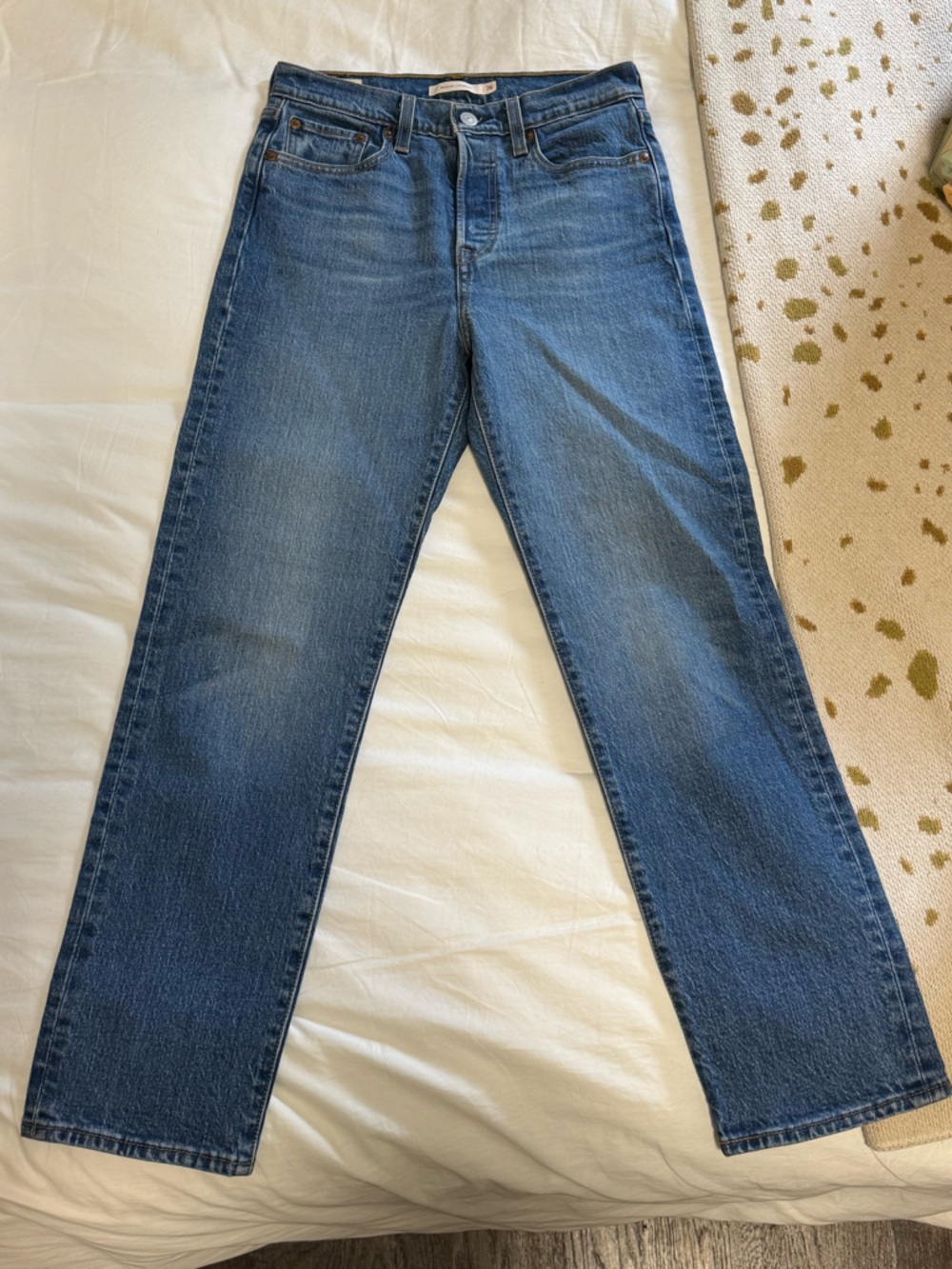 Levi's Blue Wedgie Straight Women's Jeans